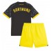 Borussia Dortmund Bortedraktsett Barn 2023-24 Kortermet (+ korte bukser)